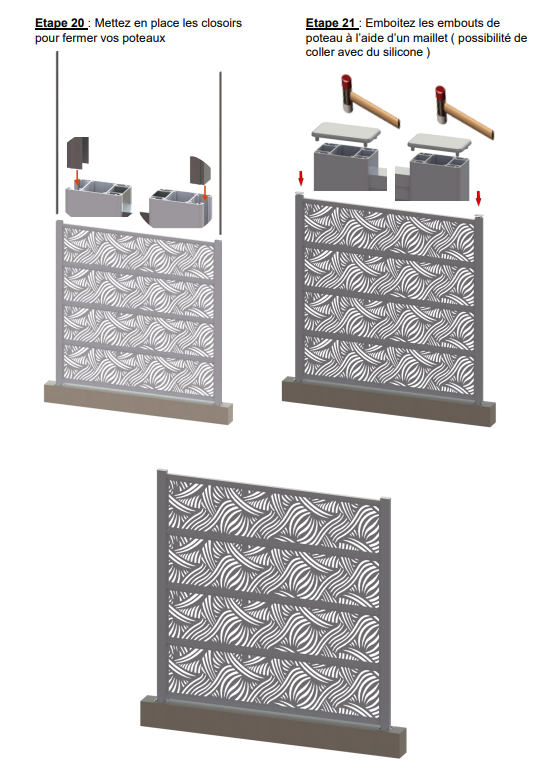 Cl ture kit palissade Etape 7 cloture kit palissade.png