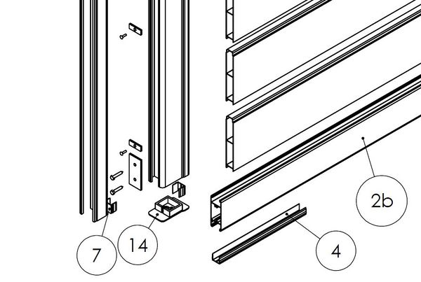 Assemblage du portail battant klos-up - Kit sans serrure Vantail battement BG.JPG