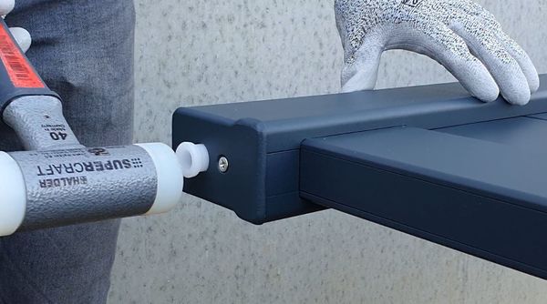 Assemblage du portail battant klos-up - Kit avec serrure Portail Klosup 50.JPG